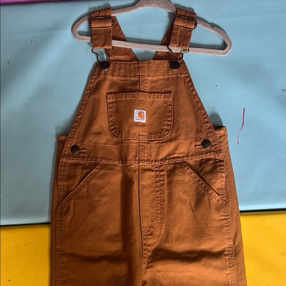Carhartt Brown Overalls (Bib)